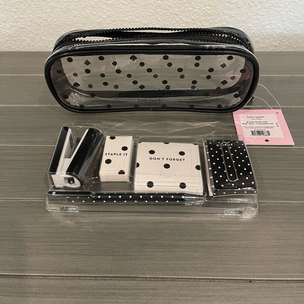 Kate Spade ♠️ Mini desk accessory kit